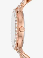 Layton Pavé Rose Gold-Tone Curb-Link Watch