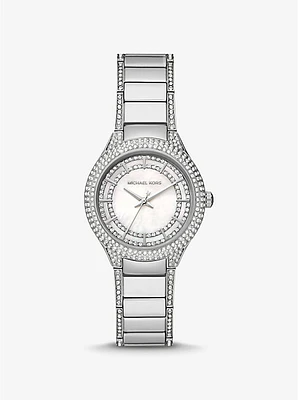 Mini Sylvia Pavé Silver-Tone Watch