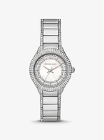 Mini Sylvia Pavé Silver-Tone Watch