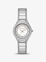 Mini Sylvia Pavé Silver-Tone Watch