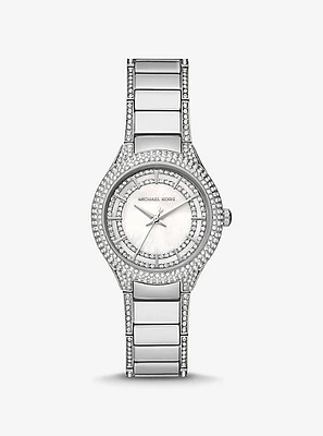 Mini Sylvia Pavé Silver-Tone Watch