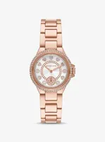 Mini Camille Pavé Rose Gold-Tone Watch