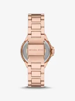 Mini Camille Pavé Rose Gold-Tone Watch