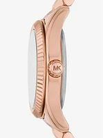Petite Lexington Pavé Rose Gold-Tone Watch