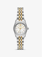 Petite Lexington Pavé Two-Tone Watch