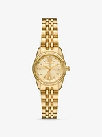 Petite Lexington Pavé Gold-Tone Watch