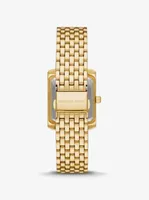Petite Emery Pavé Gold-Tone Watch