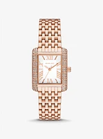 Petite Emery Pavé Rose Gold-Tone Watch