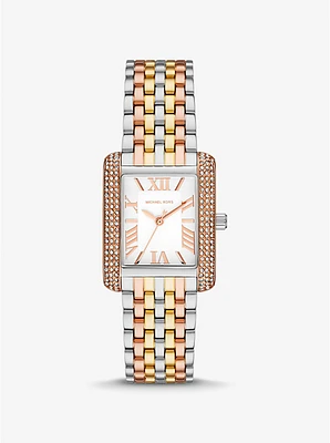 Petite Emery Pavé Tri-Tone Watch