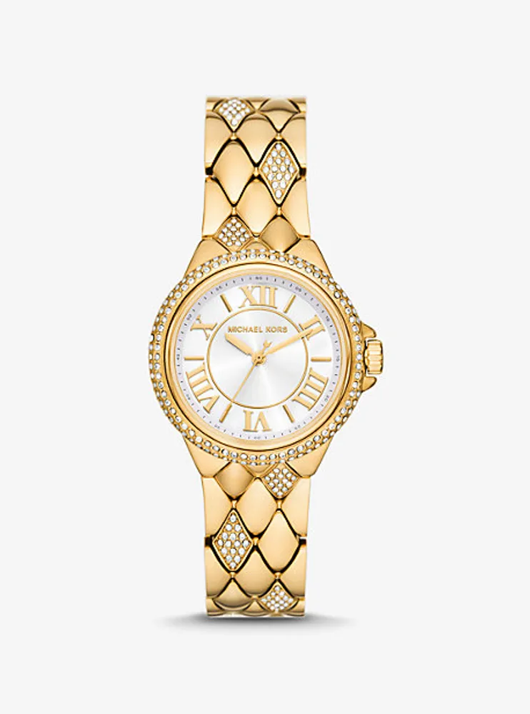 Mini Camille Pavé Gold-Tone Watch