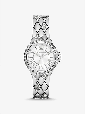 Mini Camille Pavé Silver-Tone Watch