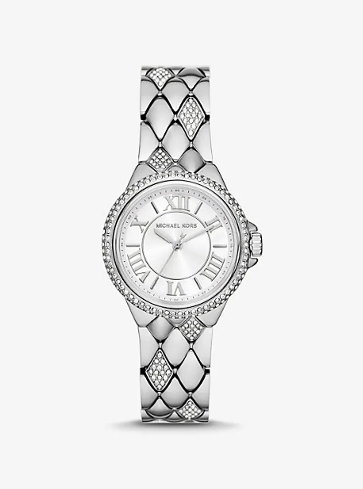 Mini Camille Pavé Silver-Tone Watch