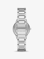 Mini Sage Pavé Silver-Tone Watch