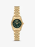 Petite Lexington Pavé Gold-Tone Watch