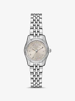 Petite Lexington Pavé Silver-Tone Watch