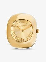 Rylee Gold-Tone Ring Watch