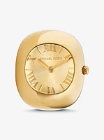 Rylee Gold-Tone Ring Watch