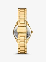 Mini Lauryn Gold-Tone Watch and Jewelry Gift Set