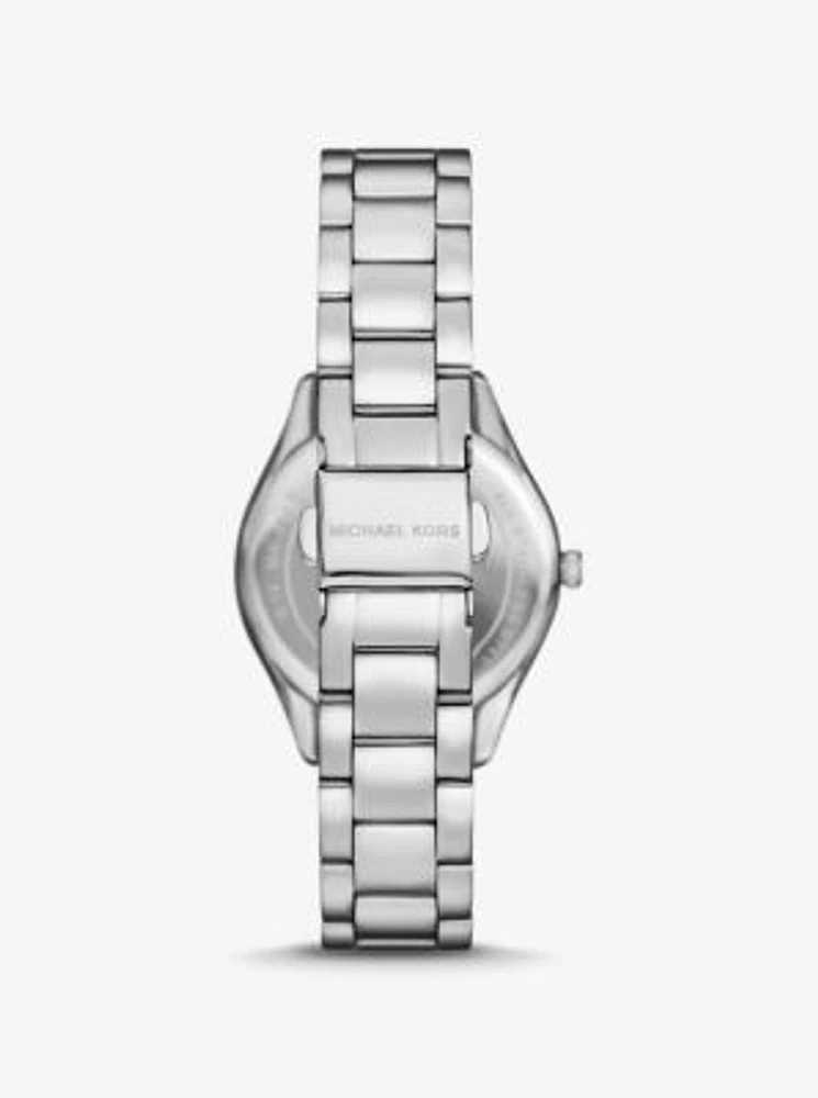 Mini Lauryn Silver-Tone Watch and Jewelry Gift Set