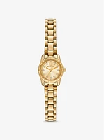 Mini Lexington Pavé Gold-Tone Watch