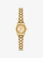 Mini Lexington Pavé Gold-Tone Watch