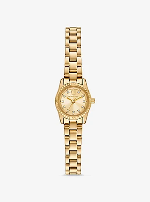 Mini Lexington Pavé Gold-Tone Watch