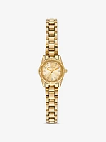 Mini Lexington Pavé Gold-Tone Watch