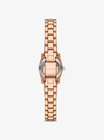 Mini Lexington Pavé Rose Gold-Tone Watch