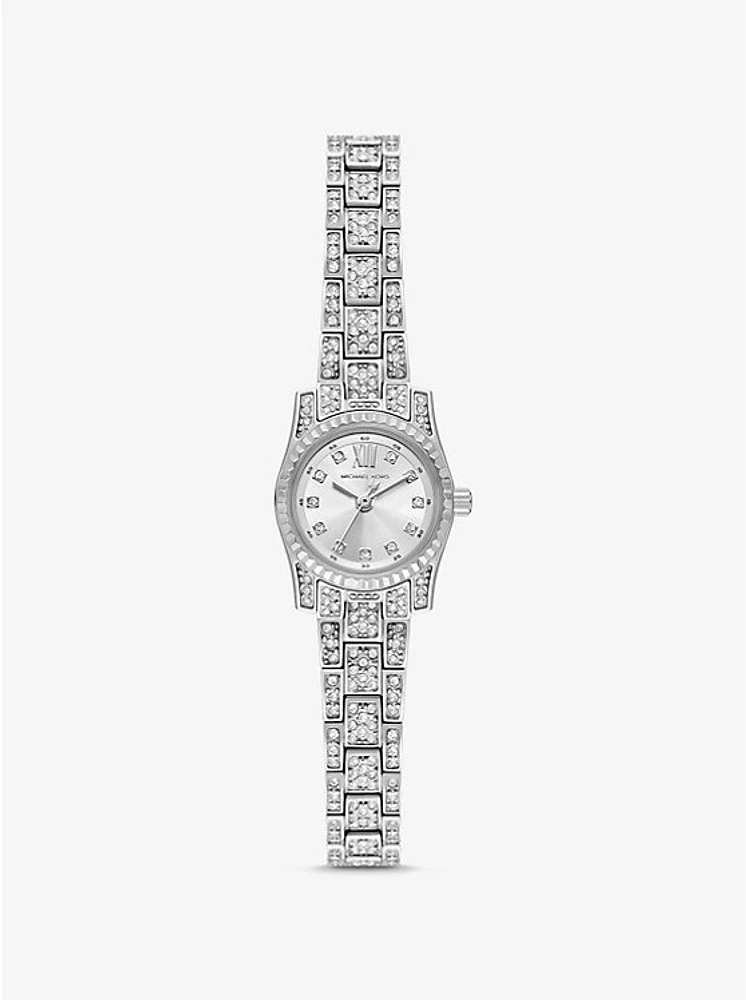 Mini Lexington Pavé Silver-Tone Watch