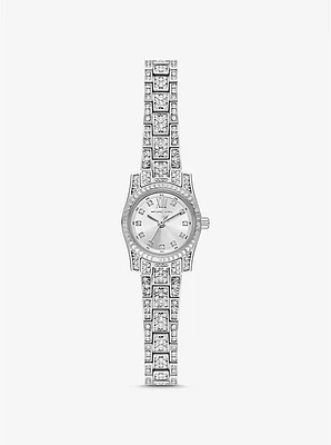 Mini Lexington Pavé Silver-Tone Watch