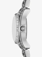 Mini Lexington Pavé Silver-Tone Watch