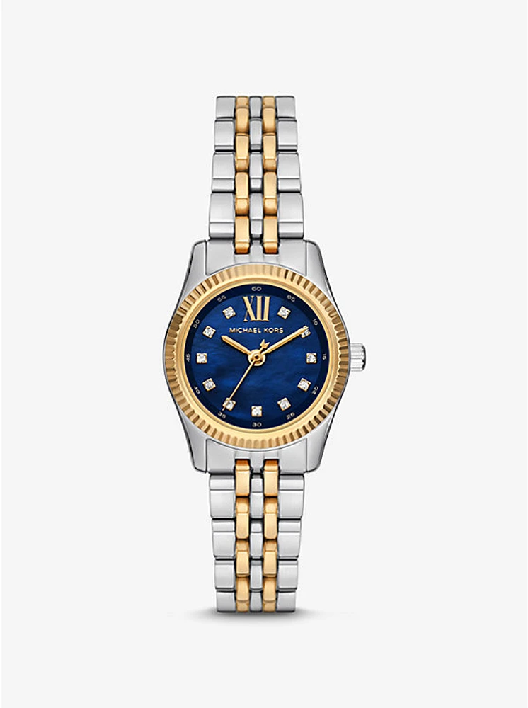 Mini Lexington Pavé Two-Tone Watch