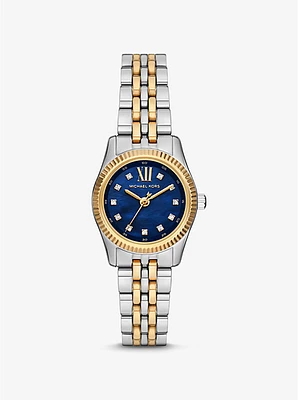 Mini Lexington Pavé Two-Tone Watch