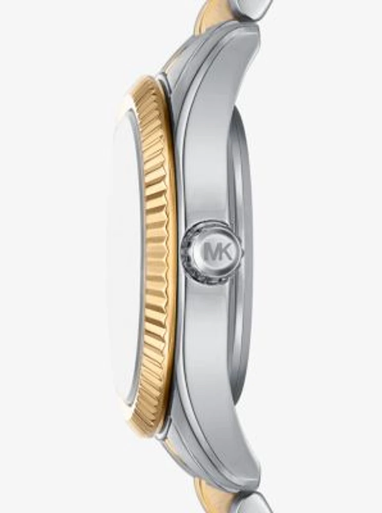 Mini Lexington Pavé Two-Tone Watch