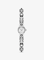 Mini Astor Link Silver-Tone Bracelet Watch