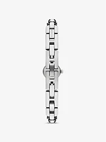 Mini Astor Link Silver-Tone Bracelet Watch