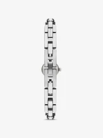 Mini Astor Link Silver-Tone Bracelet Watch