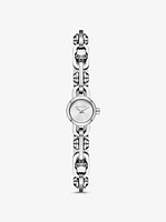 Mini Astor Link Silver-Tone Bracelet Watch