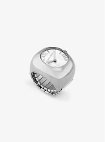 Rylee Silver-Tone Ring Watch