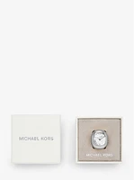 Rylee Silver-Tone Ring Watch
