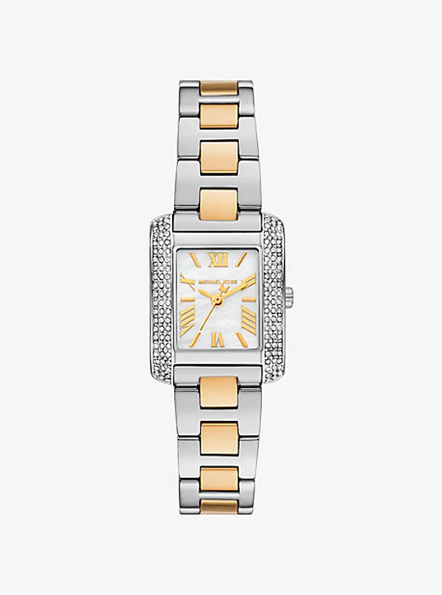 Petite Emery Pavé Two-Tone Watch