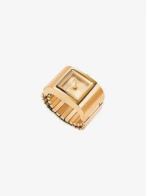 Reloj de anillo Darrington en tono dorado