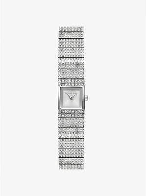 Mini Darrington Pavé Silver-Tone Watch