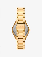 Mini Raquel Pavé Gold-Tone Watch