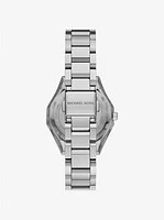 Mini Raquel Pavé Silver-Tone Watch