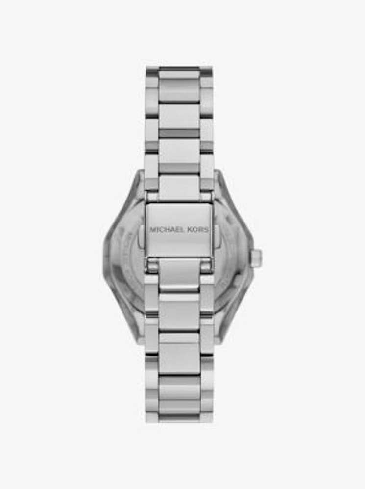 Mini Raquel Pavé Silver-Tone Watch