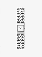 Mini Darrington Silver-Tone Chain-Link Watch