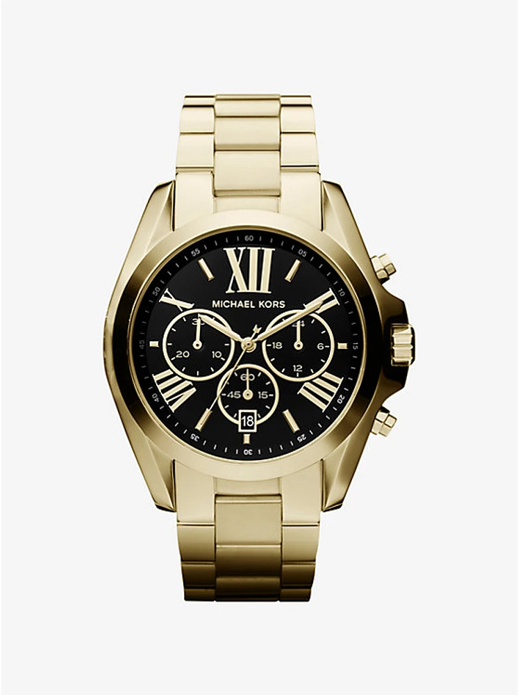 Oversized Bradshaw Gold-Tone Watch