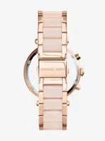 Parker Rose Gold-Tone Blush Acetate Watch