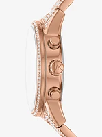 Bryant Pavé Rose Gold-Tone Watch